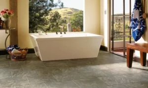 Bathroom flooring | Custom Carpet Centers