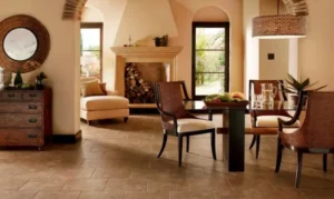Dining room flooring | Custom Carpet Centers